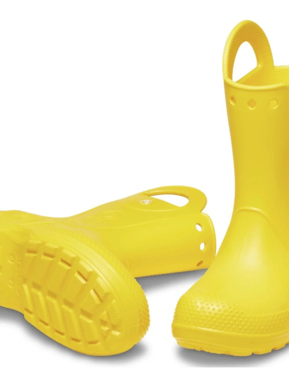 CROCS Kids Yellow Rain & Snow Boots